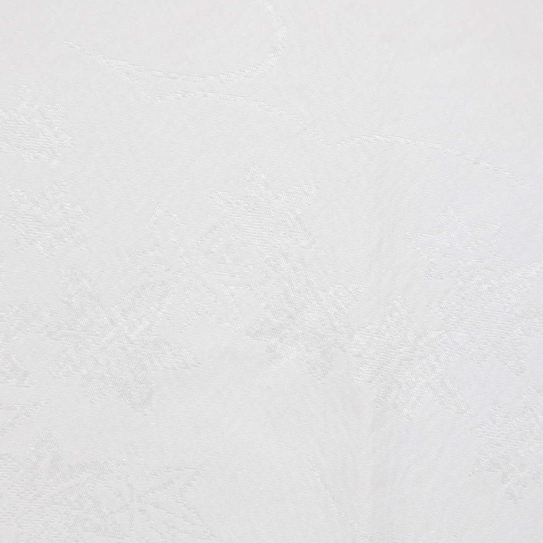 長襦袢 無双袖 身丈126cm 裄丈62cm 正絹 Cランク Mサイズ 古典柄 クリーム系 1229-16710