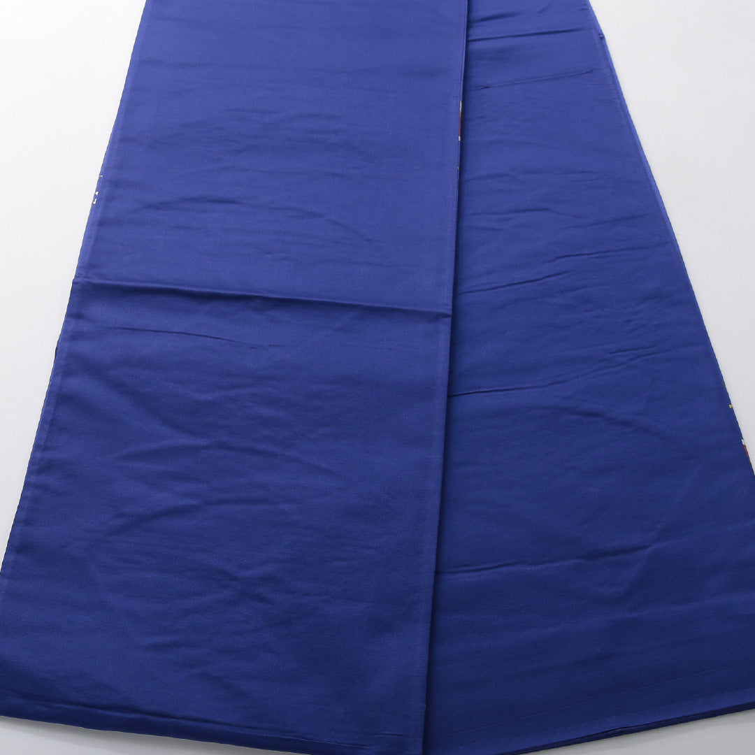 新古品 袋帯 帯丈432cm フォーマル 六通 Nランク 正絹 唐織 扇 紫陽花 しつけ糸 朱系 1223-02081