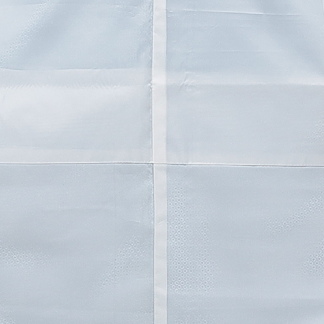 小紋 洗える着物 袷 身丈147cm 裄丈64cm ポリエステル Sランク XSサイズ 広衿 インフォーマル 鹿の子柄 緑系 1215-15794