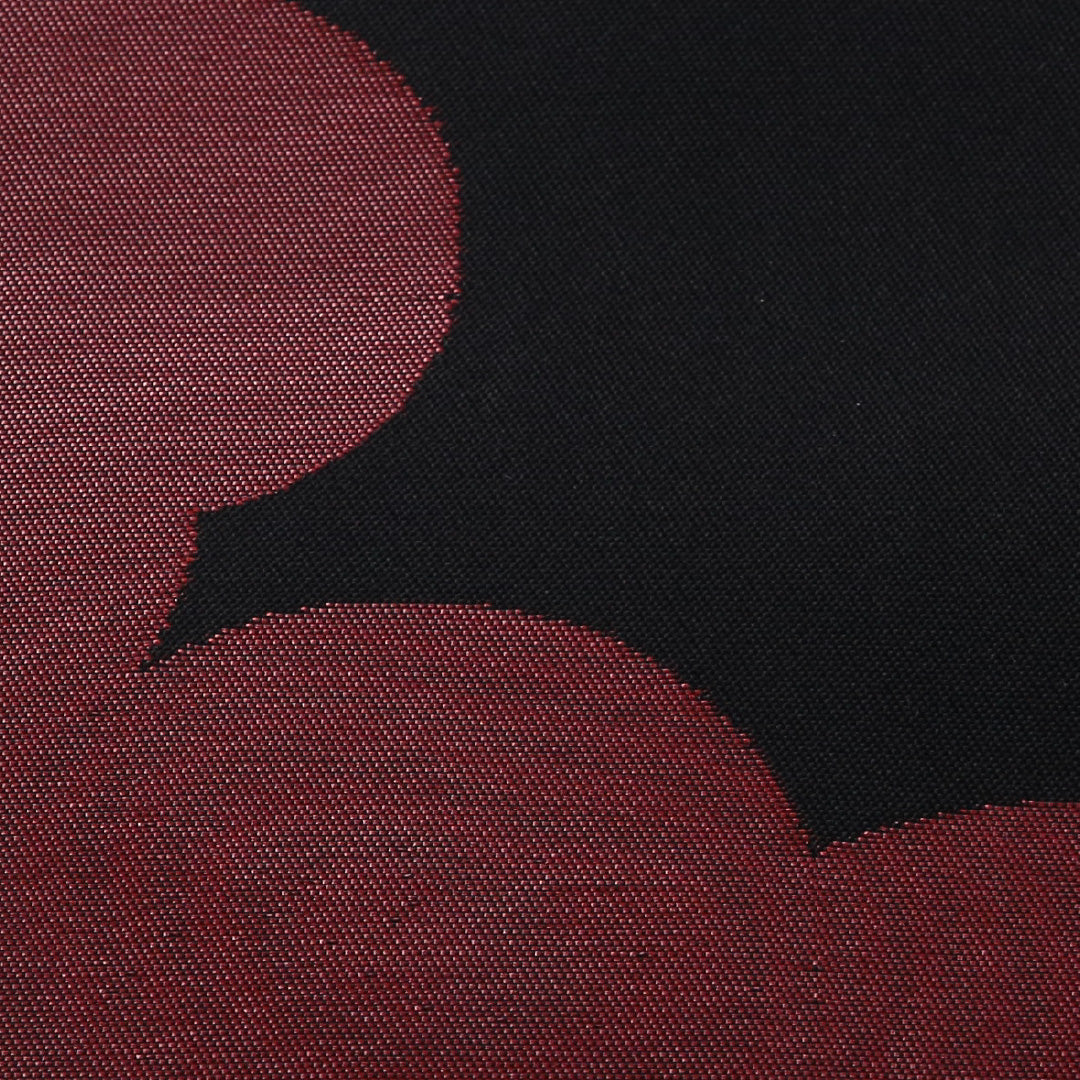 袋帯 帯丈426cm セミフォーマル 六通 帯芯なし Sランク 正絹 霞 黒系 1223-02064