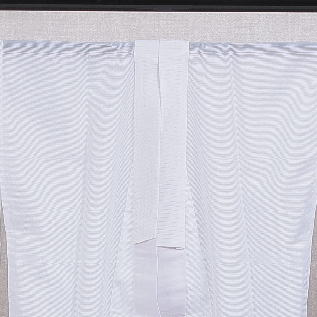 夏物 洗える着物 長襦袢 絽 身丈133cm 裄丈67cm ポリエステル Sランク XLサイズ 無地 白系 RP 1239-16601