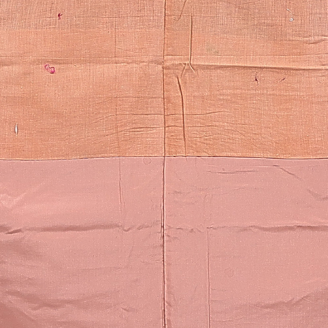 アンティーク 紬（銘仙） 袷 身丈139cm 裄丈64cm 正絹 Cランク XSサイズ バチ衿 創作柄 紫系 1216-15971