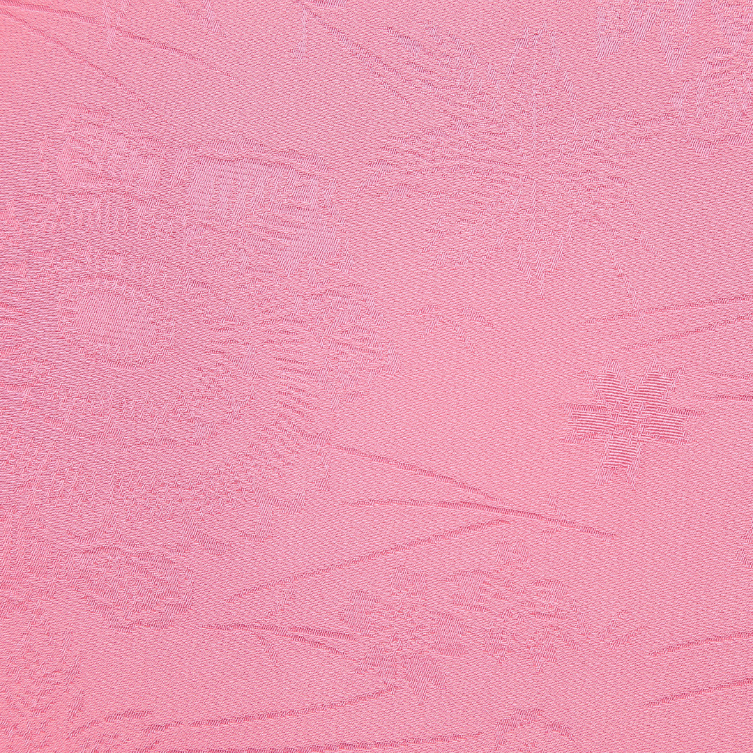 色無地 袷 身丈160cm 裄丈66cm 正絹 Sランク Lサイズ 広衿 インフォーマル 紋意匠 桜 ピンク系 1214-16894