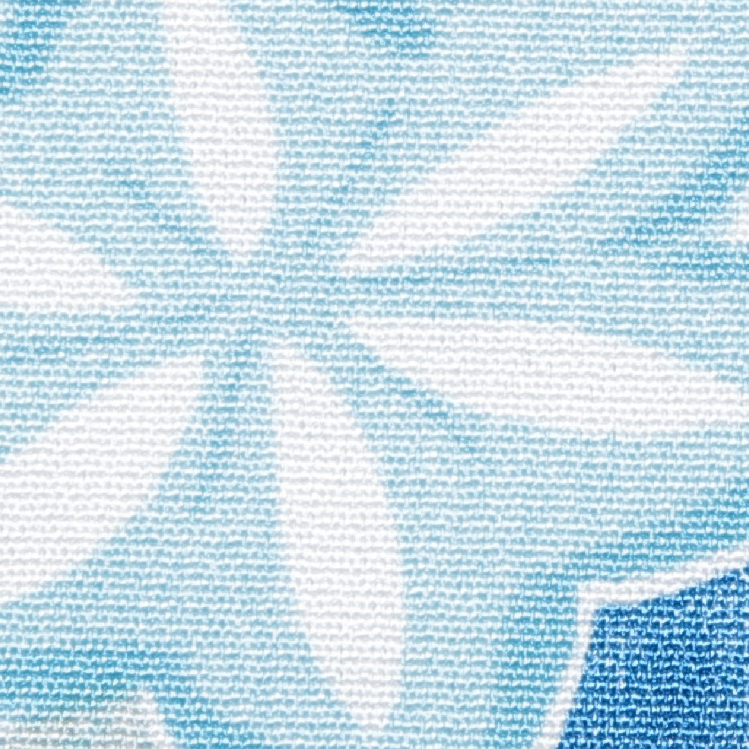 小紋 洗える着物 袷 身丈153cm 裄丈62cm ポリエステル Cランク Sサイズ バチ衿 インフォーマル 花柄 水色系 1215-15726