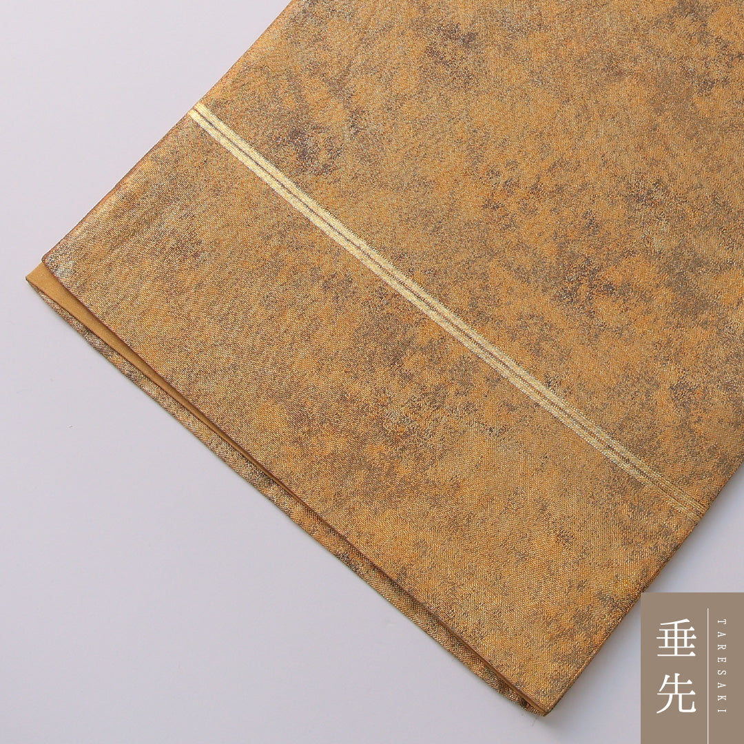 袋帯 帯丈428cm 正絹 六通 インフォーマル 抽象柄 朱系 1243-01941