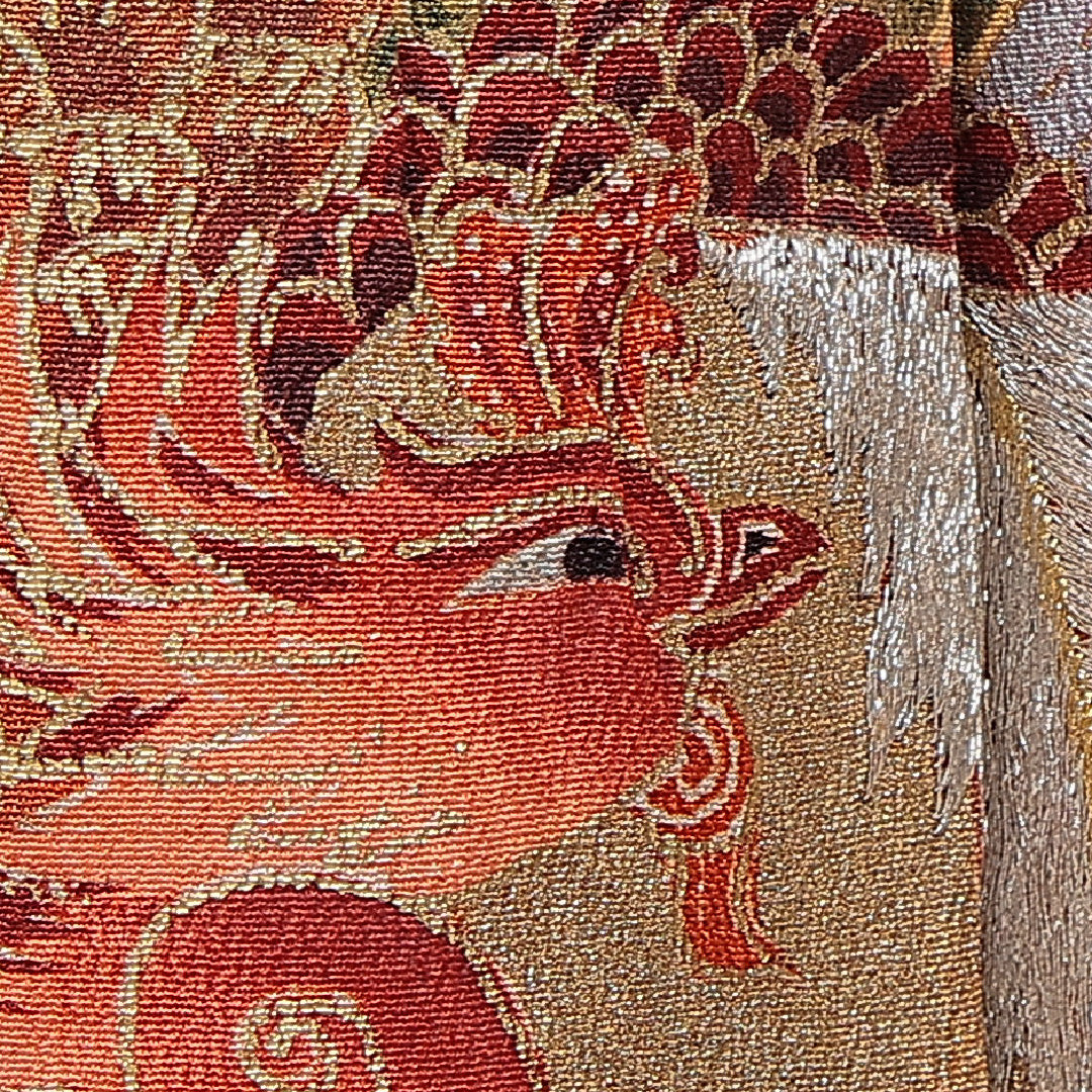 黒留袖 袷 身丈156cm 裄丈62cm 五つ紋 四ツ目菱 フォーマル Cランク Mサイズ 正絹 広衿 鳳凰 扇 刺繍 1211-F0741