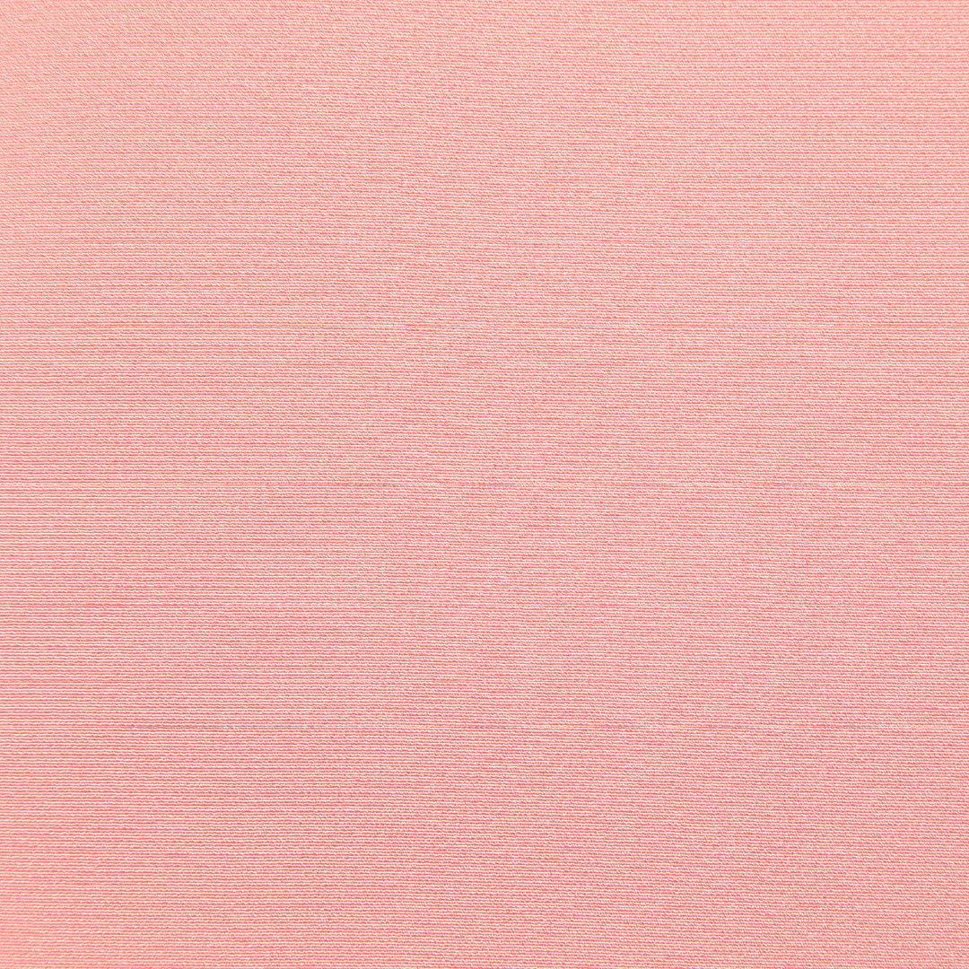 色無地 袷 身丈158cm 裄丈65cm 正絹 Aランク Mサイズ 広衿 一つ紋（剣菱） セミフォーマル 無地 朱系 1214-15652