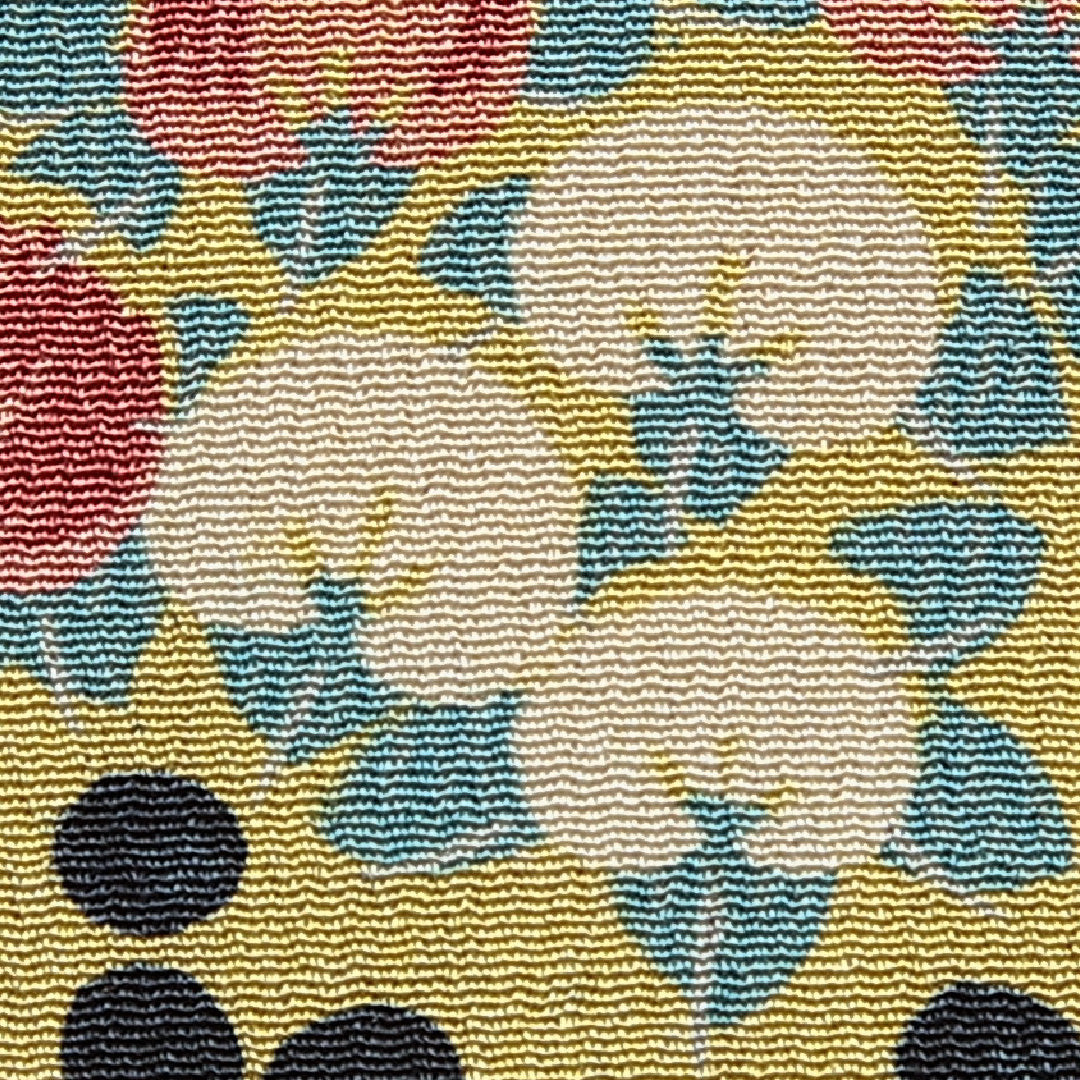 羽織 袷 身丈75cm 裄丈60cm 正絹 Aランク Sサイズ カジュアル 紐あり 橘 紅葉 緑系 1217-15124