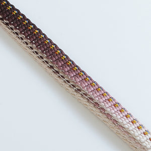 帯締め 平組紐 正絹 紫系 Bランク 和装小物 1221000211420