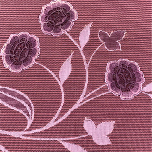 名古屋帯 帯丈339cm ポイント柄 松葉仕立て カジュアル 優品 紫系 花柄 122432000014