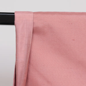 留袖（黒留袖・色留袖） 袷 身丈155cm ピンク系 紬 正絹 優品  創作草花 1211331300010