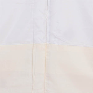 小紋 身丈150cm 小槌に菊 洗える着物 袷 白 1215421100009