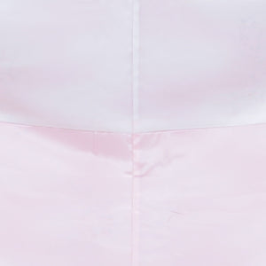 小紋 袷 身丈154cm ピンク系 洗える着物 美品 しつけ糸付 麻の葉に宝箱 1215221300103