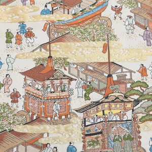 祇園祭り　正絹袋帯
