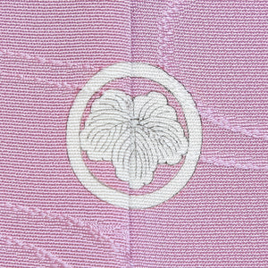 色留袖　一ツ紋　正絹　袷　錆浅葱色　松　鳳凰　菊　身丈162裄67