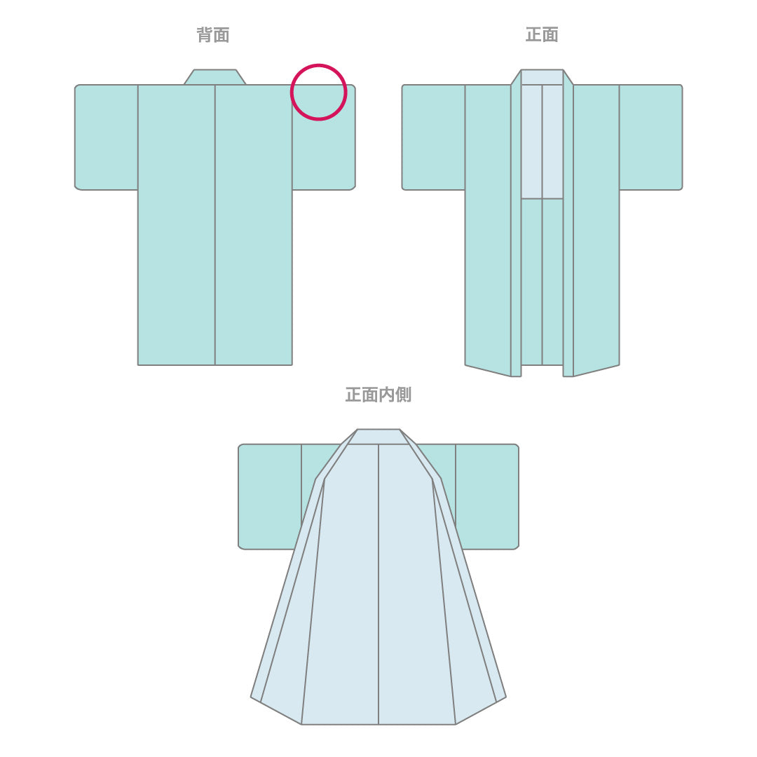 道中着 袷 身丈76cm 裄丈64cm 紬 正絹 Bランク 青系 レトロ 格子 1217001474817